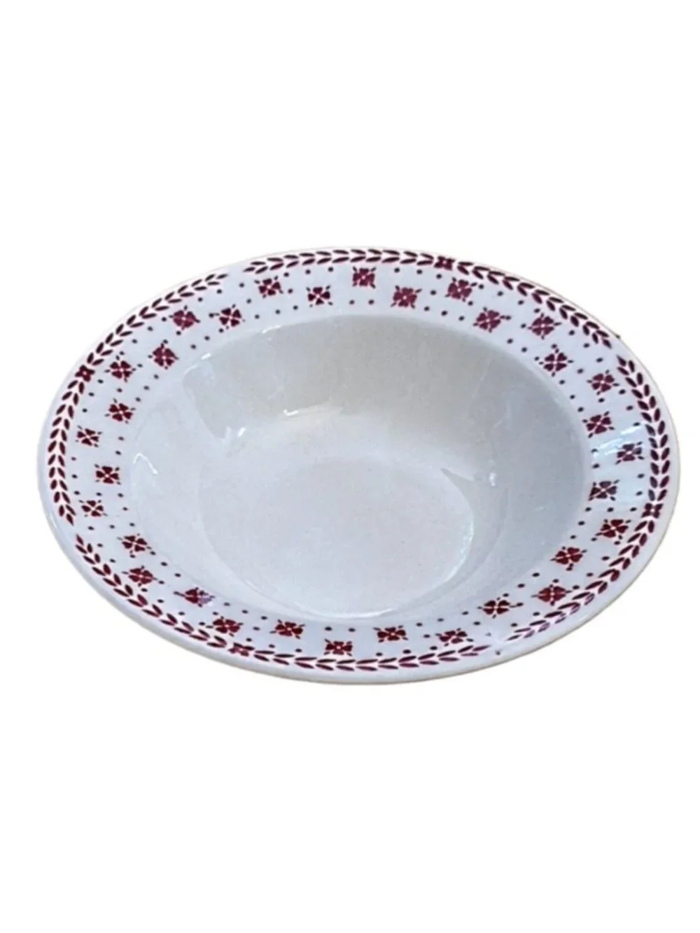 Vintage Homer Laughlin Rimmed Fruit Bowl Oakleaf Pattern Set of Five MINT